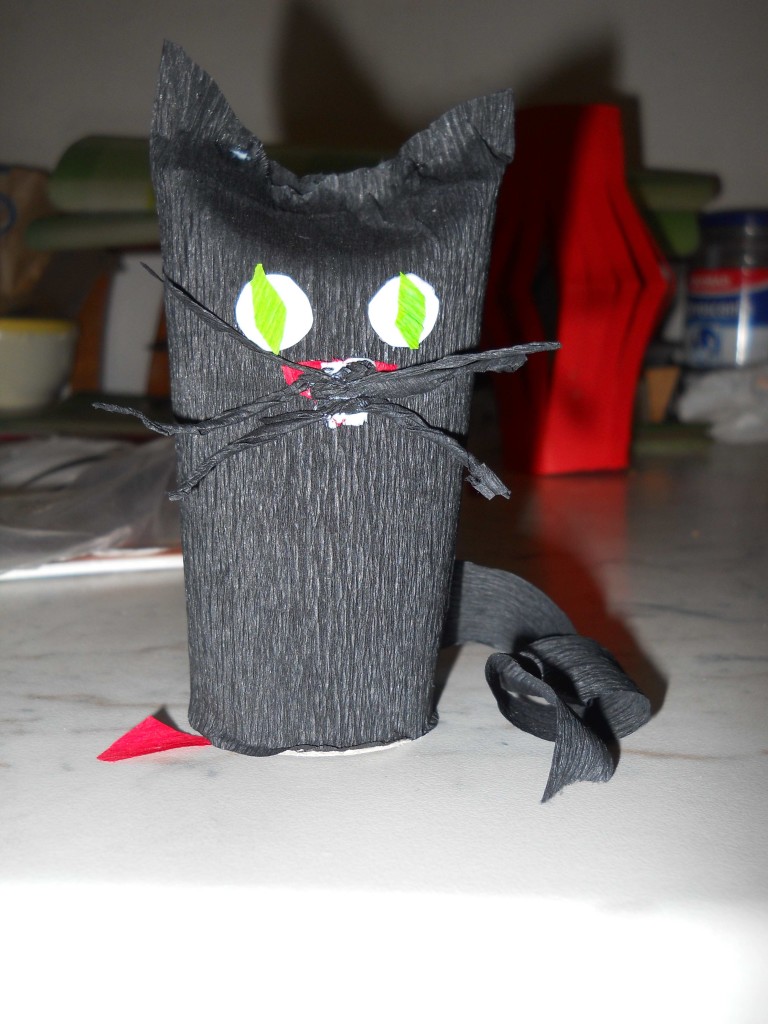 gatto nero di Halloween