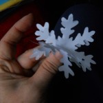 fiocco di neve di carta